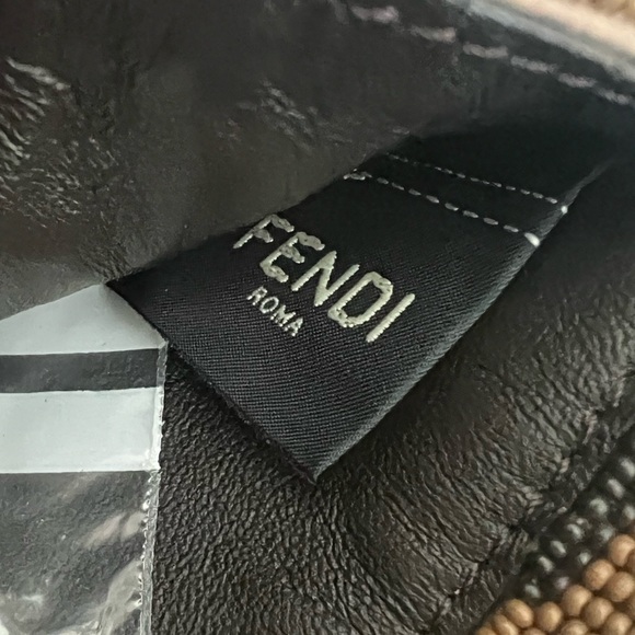 FENDI x Sarah Coleman FF Vertigo New & Auth Beaded Pouch - Picture 8 of 8